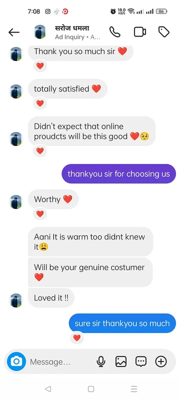 Customer feedbacks 5
