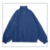 NEW men s blue piping light reflective double layer windproof water resistant jacket 2 jpg