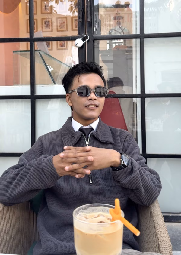 Quarter Zip Up Sweater Dark Grey – Oversized Warm Fur Inner Polo Collar