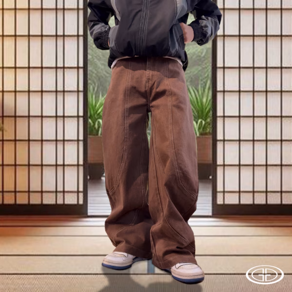 BrownThread work baggy jeans pants Brown Thread Work Baggy Jeans with Enzyme Wash | Mac World Denim