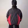two toned windproof water resistant double layer windbreaker jacket