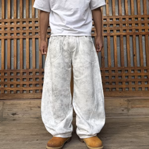 premium textured baggy trouser premium textured baggy trouser