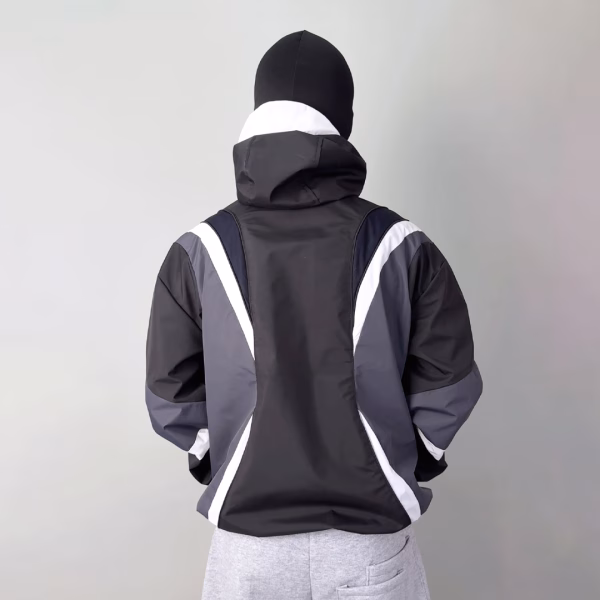 contrasted double layer windproof waterproof outer lightweight jacket in premium quality