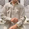 Screenshot Cream Textured Tree Jacquard Shirt – Premium Streetwear Essential