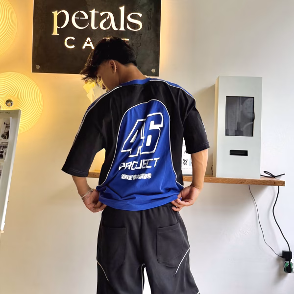IMG_1499 Blue Racing Inspired Printed T-Shirt – Premium Streetwear for Motorsport Enthusiasts