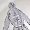 Grey Zoro Printed Hoodie Set