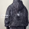 Textured Patched Hoodie & Baggy Trouser Set – Streetwear Outfit